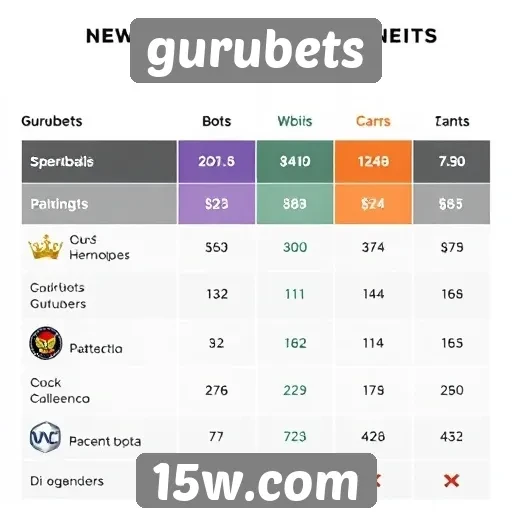 Desempenho do gurubets em comparação com concorrentes
